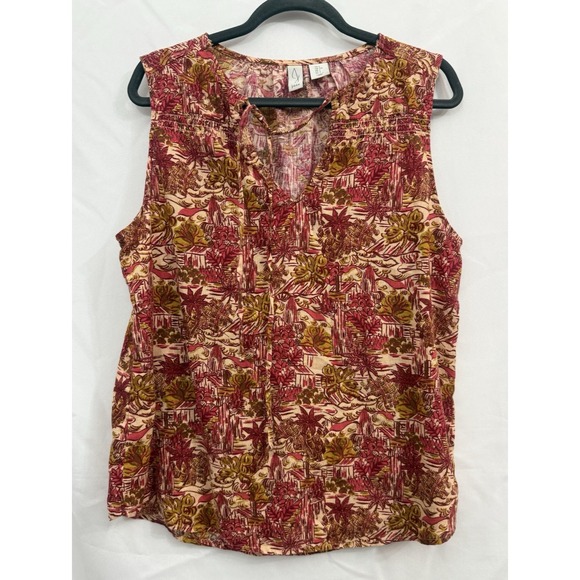 Joie Tops - JOIE Linen Blend Sleeveless Shirt Womens Size Large